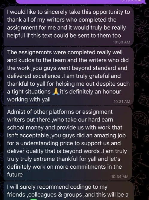 Student review screenshot 9